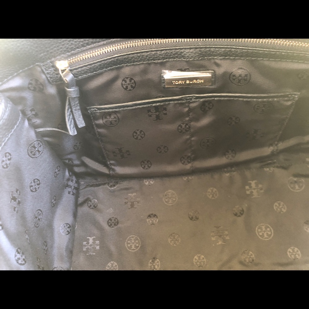 Tory Burch Britten Large Satchel Black - Picture 8 of 8
